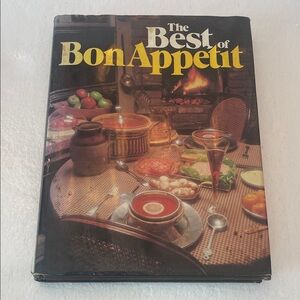 The Best of Bon Appetit Cookbook Vintage 70s hardback dj Food Photography